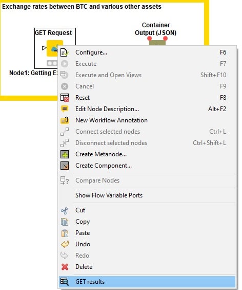 KNIME preview